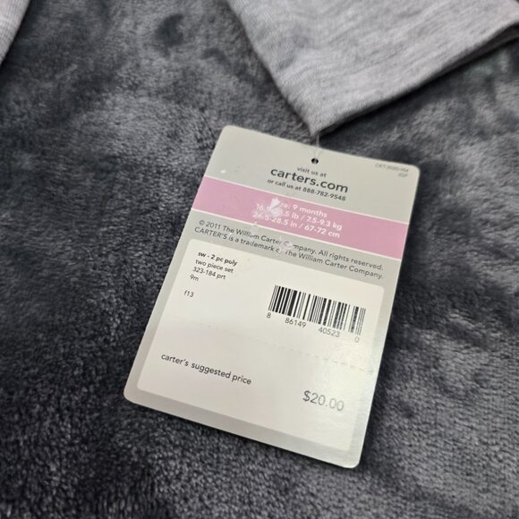 Carter’s Race Car Pajama Set | “Fast As Lightning” | Size 9M | NWT - Picture 4 of 4